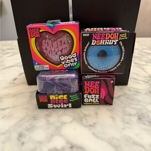 NeeDoh Assorted Squishy Toy Pack - Multicolor